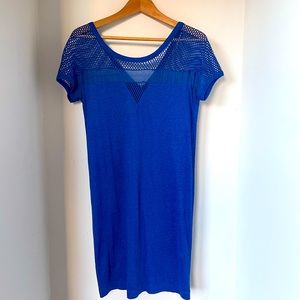Marc By Marc Jacobs royal blue dress with mesh detail, size XS